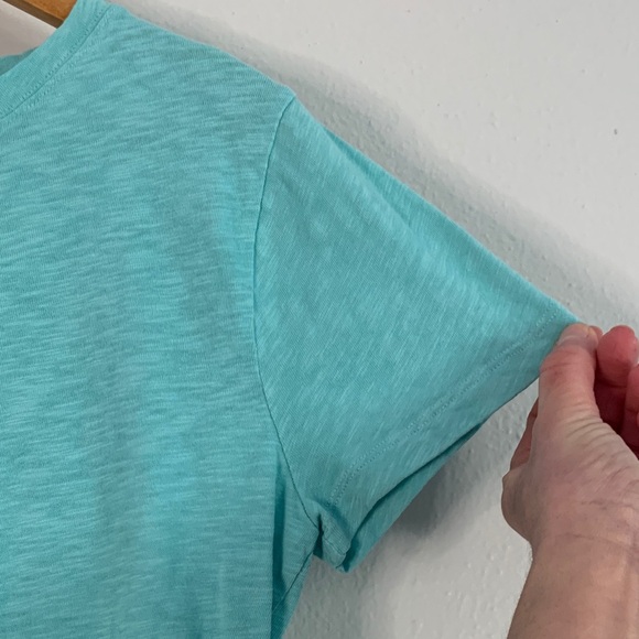 Crew Girlfriend Tee Set of 2 Medium 100% Cotton Pink Blue Basic T-Shirts - Picture 4 of 11